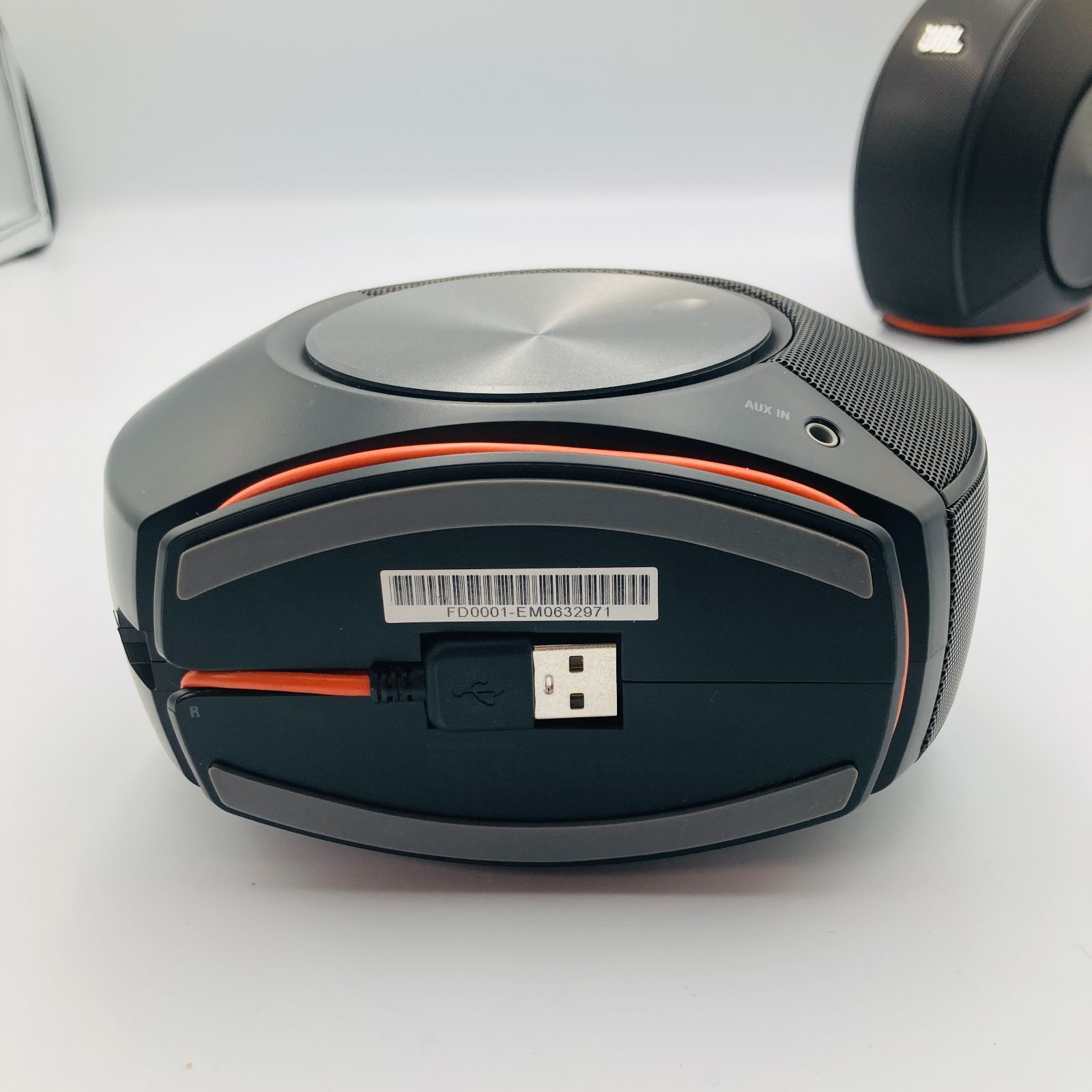 JBL Pebbles ペブルス バスパワードスピーカー USB DAC内蔵 ブラック
