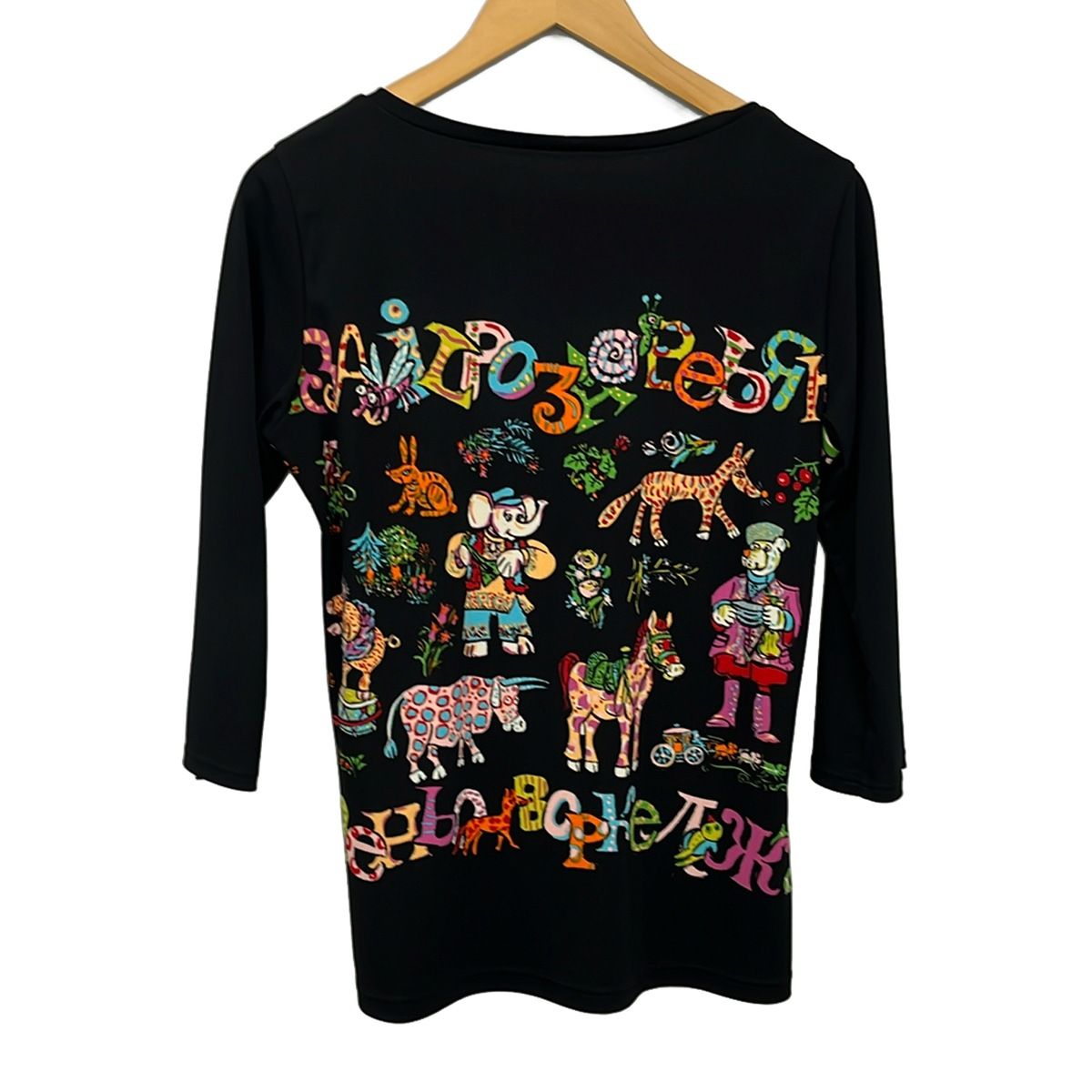 トクコプルミエヴォル カットソー Tシャツ ドット 水玉 長袖 9号 /☆G TOKUKO 1er VOL(トクコ・プルミエヴォル) 七分袖カットソー サイズ9 M