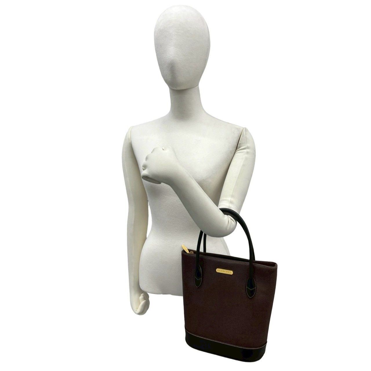 未使用保管品 BURBERRY バーバリー ハンドバッグ トートバッグ ノバ 