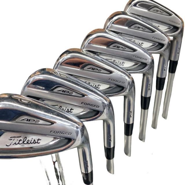 【中古】 タイトリスト Titleist AP2 714 6S アイアンセット IR 純正特注シャフト (フレックスR) メンズ 男性用 右利き 右用 Cランク ゴルフクラブ