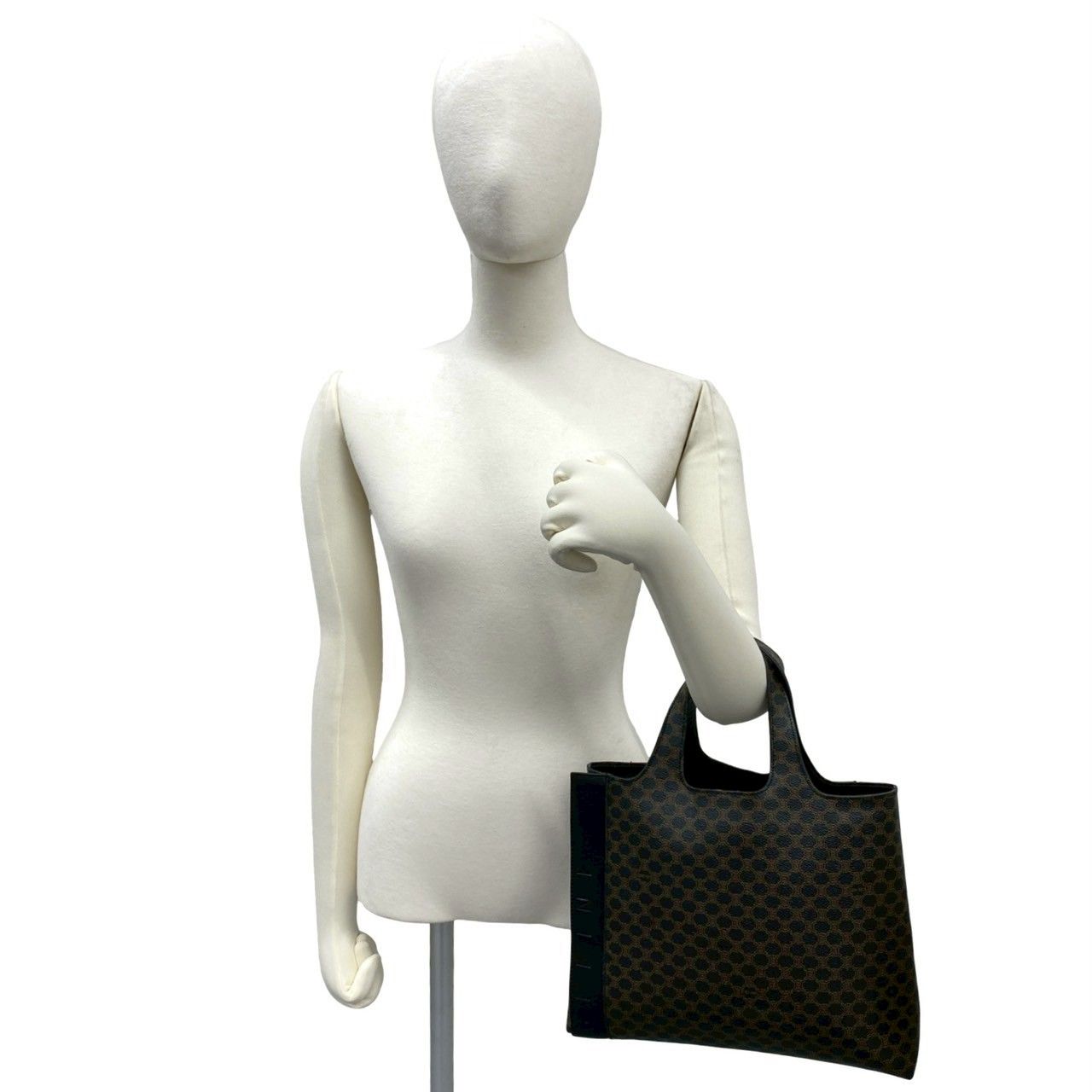 極 美品 CELINE セリーヌ マカダム ブラゾン トリオンフ 柄 レザー 本
