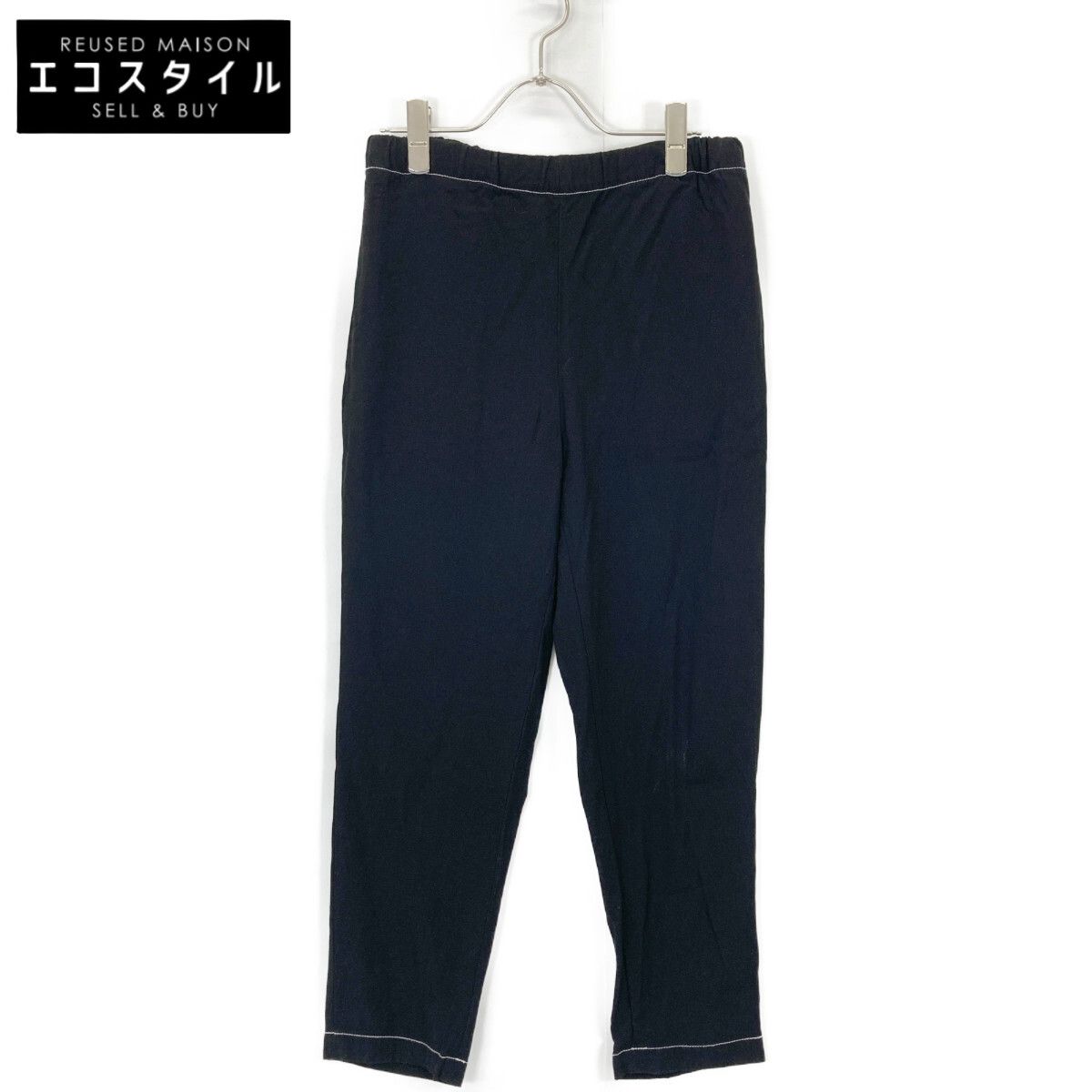 MARNI　マルニ　20SS ブラック レーヨン イージーパンツ　42