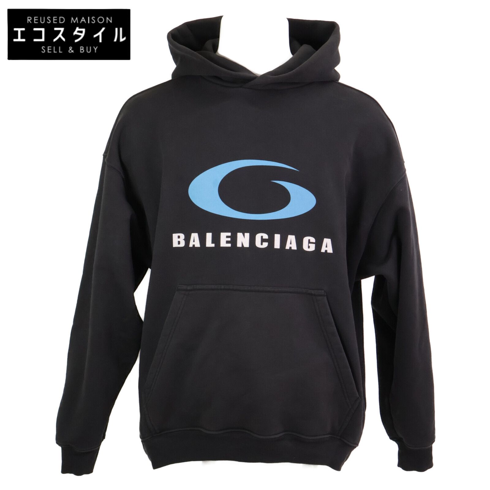 BALENCIAGA　バレンシアガ　【国内正規/24年製】767877 ループスポーツアイコン ウォッシュド プルオーバー パーカー/　S