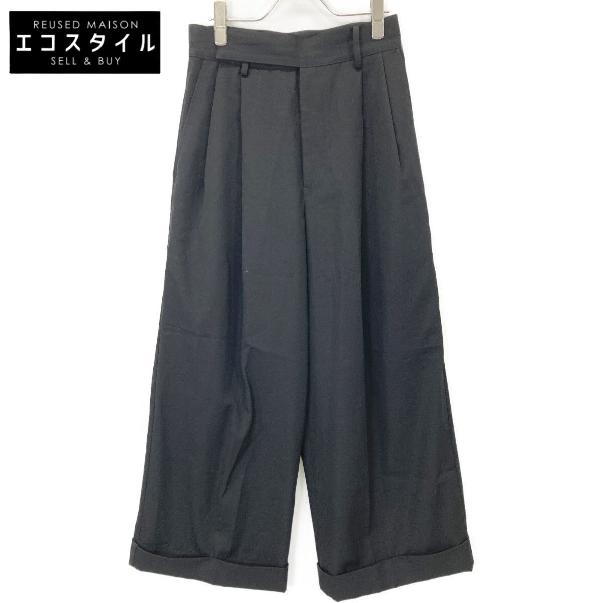 REGULATION Yohji Yamamoto　レギュレーション ヨウジヤマモト　FT-P93-100 GABARDINE R-55W BAGGY PANTS　1 の商品写真