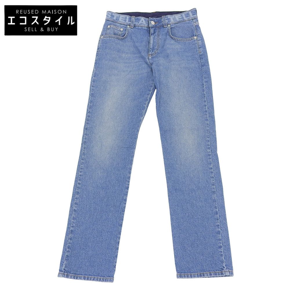 STELLA McCARTNEY　ステラマッカートニー　コットン デニム パンツ ボトムス レディース ブルー 25 6D0030 3SOH86　25
