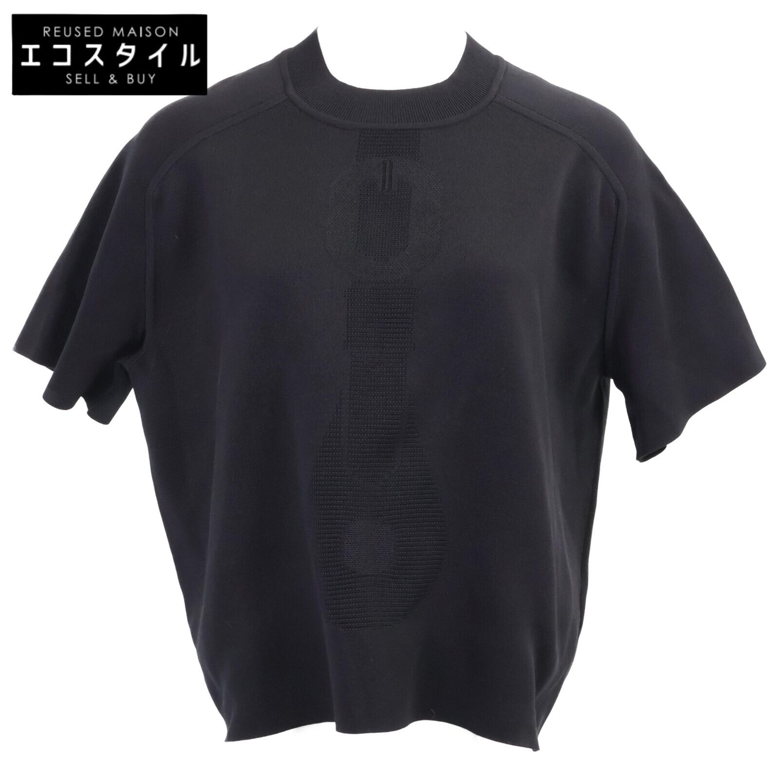 HERMES　エルメス　【美品/国内正規】コーチイング シルク混 ショートスリーブ ニットセーター/　38 50,160円