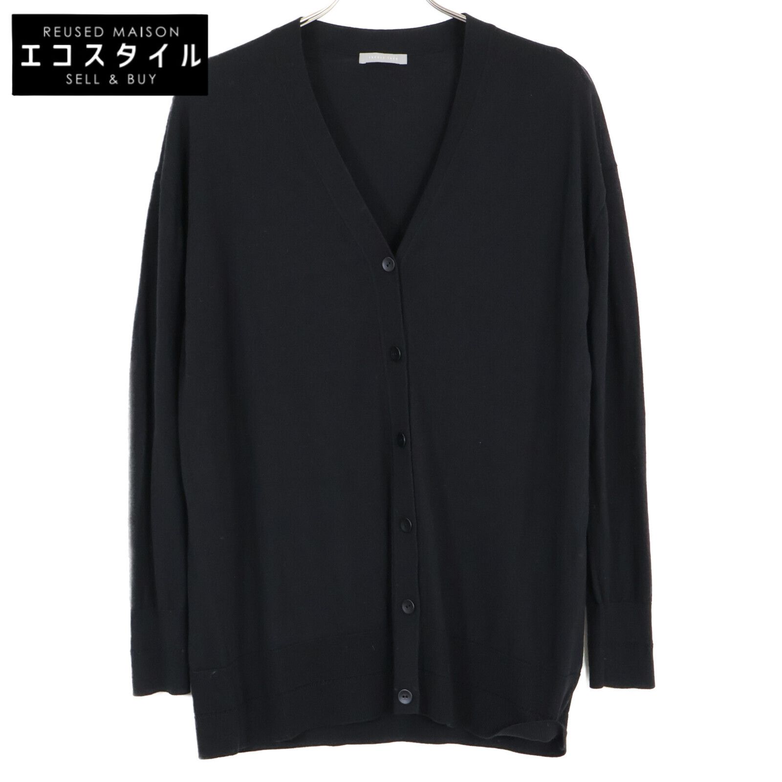 theory luxe　セオリーリュクス　【美品/24年製】03-4303715 Lawrence Carrie ウォッシャブル ミディ丈 Vネックカーディガン/　38