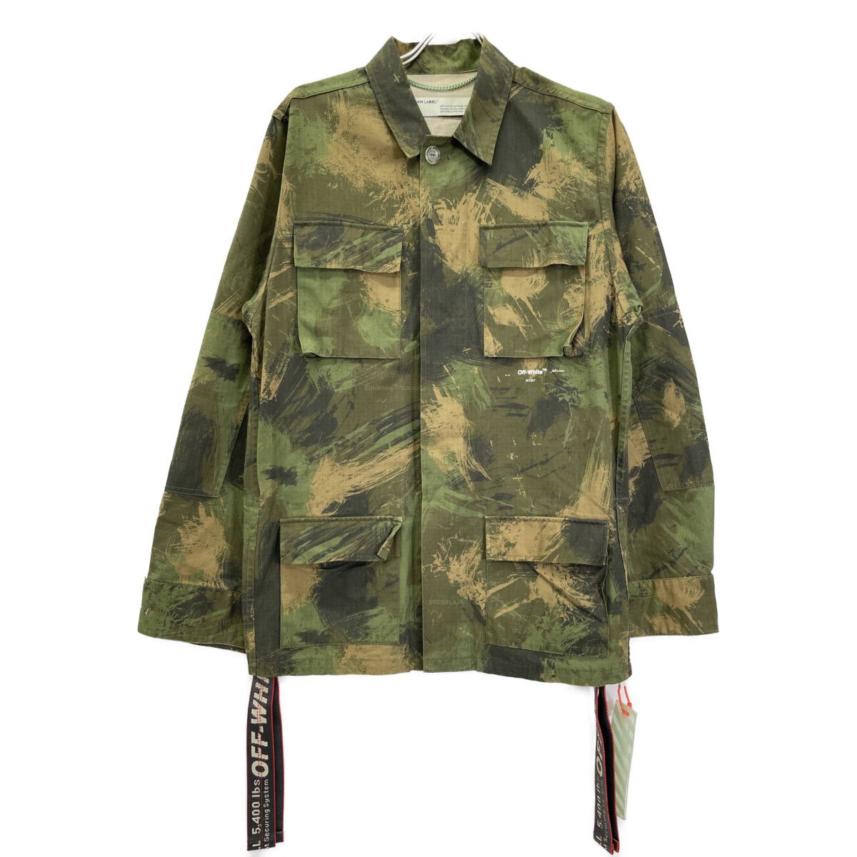 OFF-WHITE オフホワイト 19AW PAINTBRUSH オーバーサイズ カモフラ 