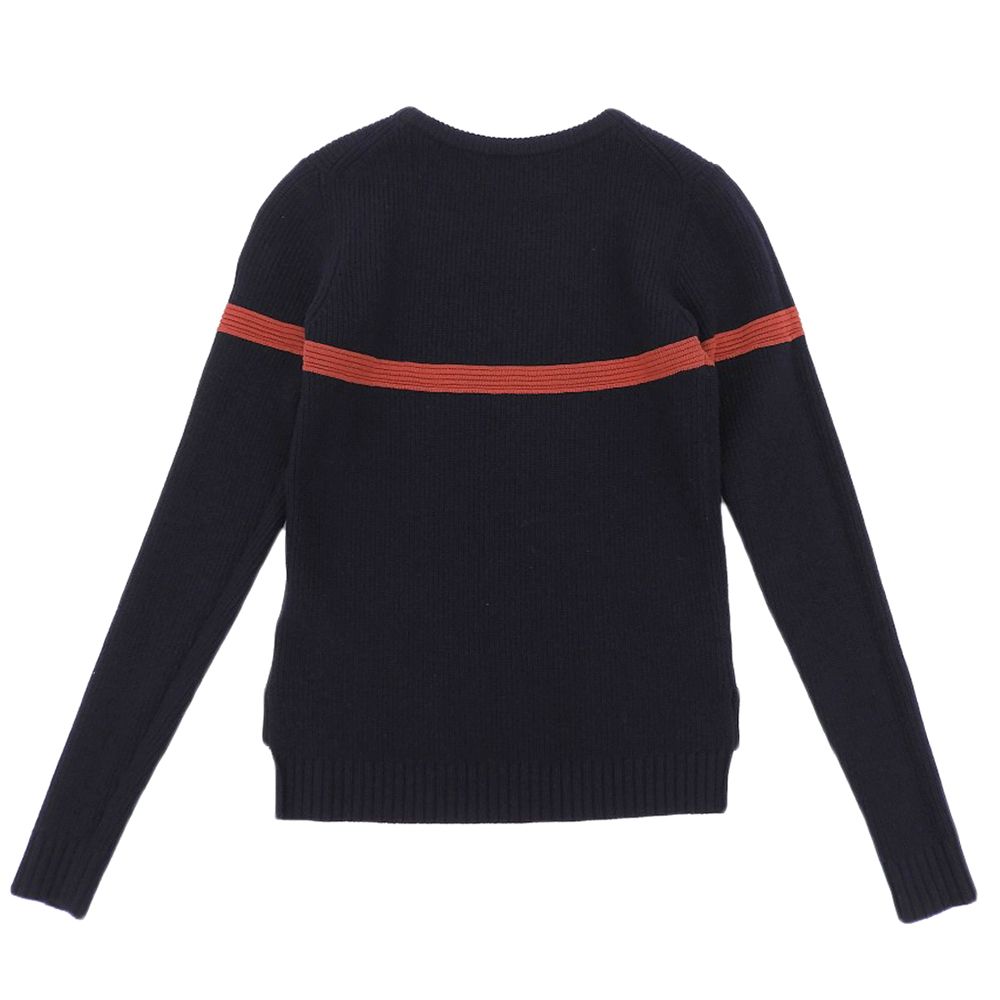 良好 MONCLER モンクレール GIROCOLLO TRICOT クルーネックニット サイズ:S  ピンク/ベージュ コットン レディース 　240001109765 良好 MONCLER モンクレール GIROCOLLO TRICOT クルーネックニット