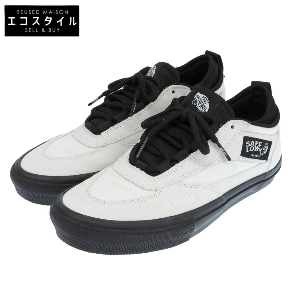 VANS　バンズ　美品 ×ATIBA スケートボード シューズ メンズ ホワイト×ブラック 28cm VN000EEHBWI　10.0(US)
