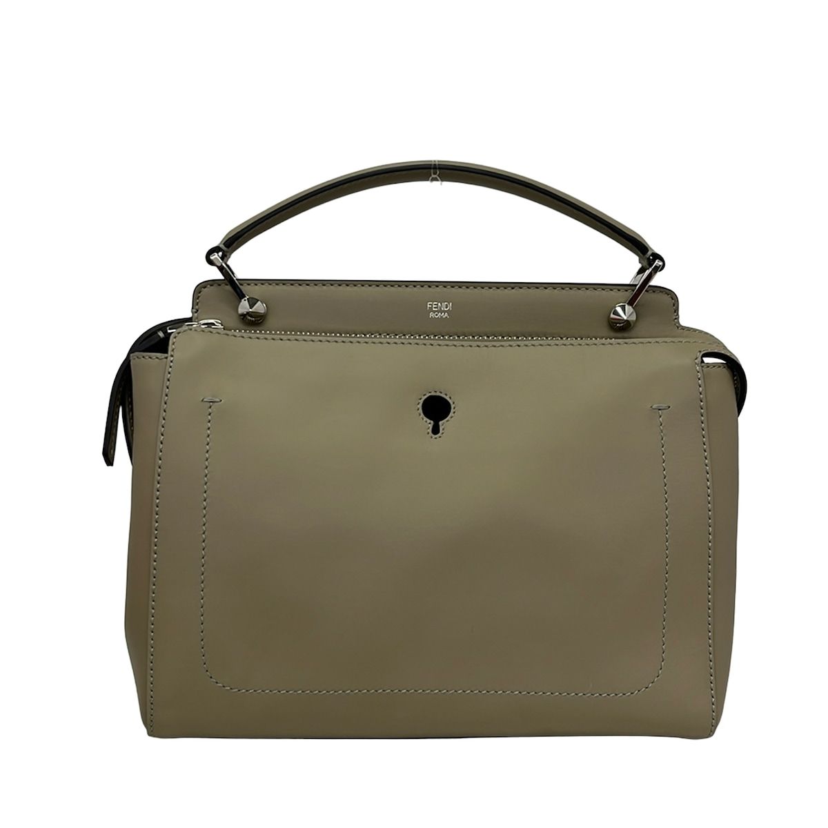 FENDI(フェンディ) ハンドバッグ ドットコム 8BN293 グレーベージュ 