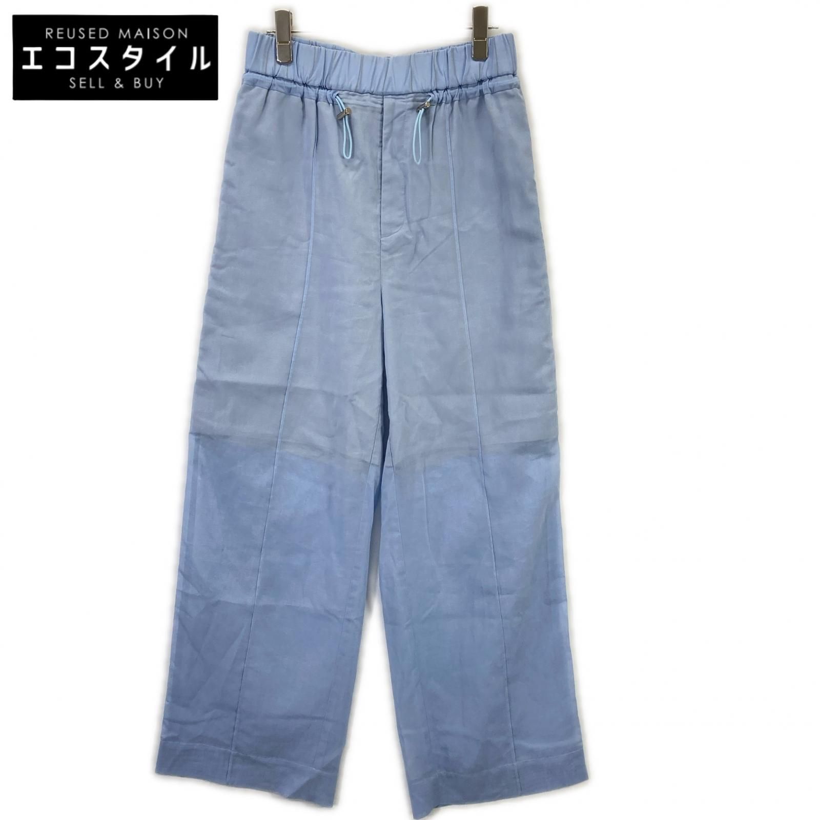 rito structure　リトストラクチャー　077R22S036P ライトブルー シースルーコットンストレートパンツ　1 6,170円