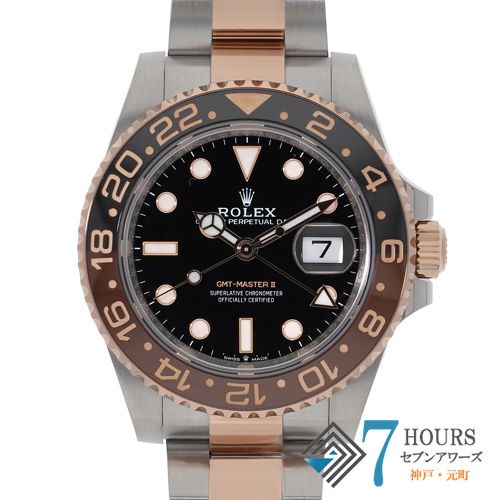 144594 ROLEX ロレックス 126711CHNR GMTマスター2 ブラック ピンクゴールド ステンレス ランダム番 自動巻き 純正ボックス