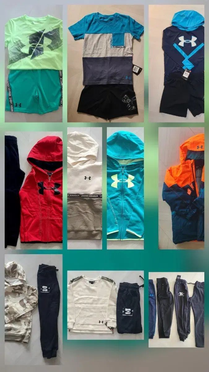 UNDER ARMOUR アンダーアーマー 男の子用 上下セット コレクション