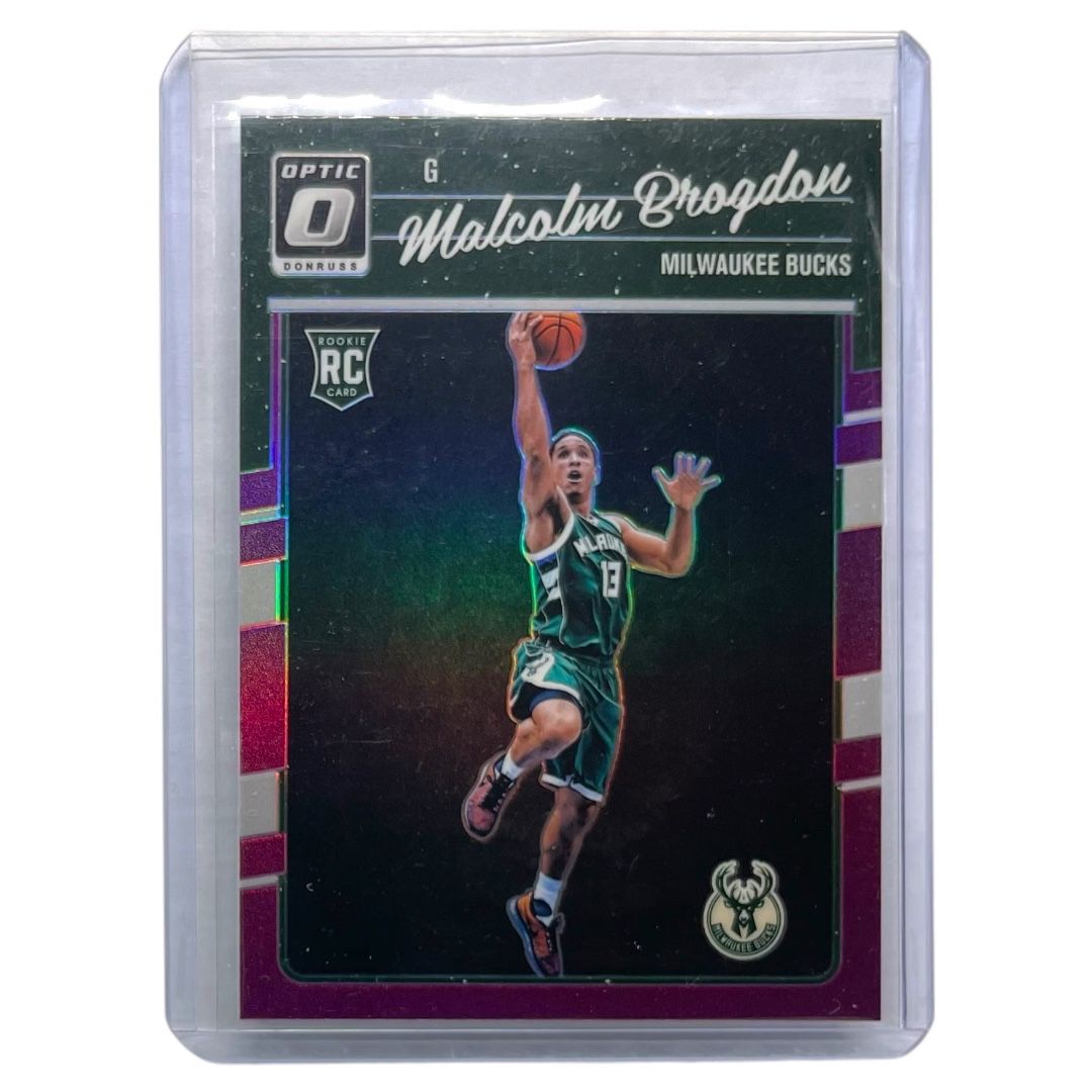 PANINI NBAカード DONRUSS OPTIC PRIZM MALCOLM BROGDON MILWAUKEE BUCKS #179 送料無料 中古 IT2