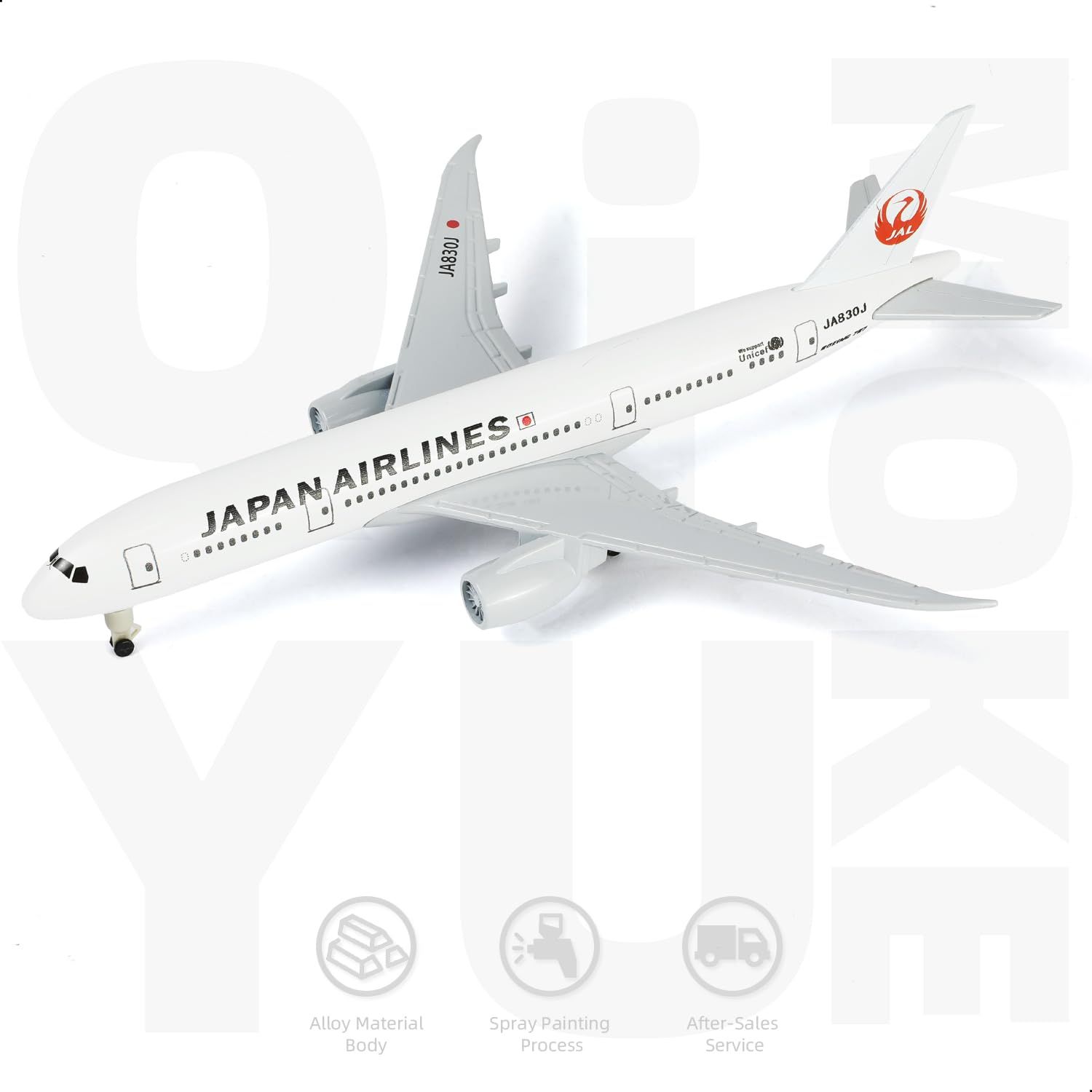QIYUMOKE 1/300 JAL 日本航空787 飛行機模型 - 日本航空 ボーイング787