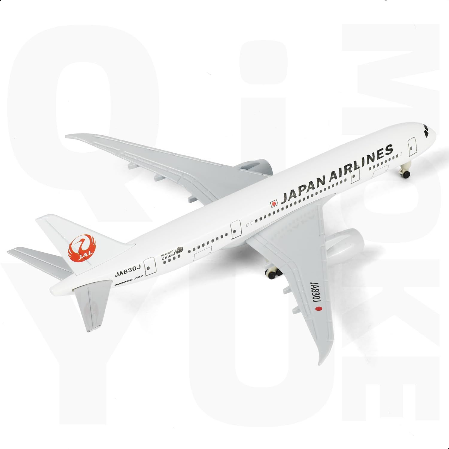 QIYUMOKE 1/300 JAL 日本航空787 飛行機模型 - 日本航空 ボーイング787