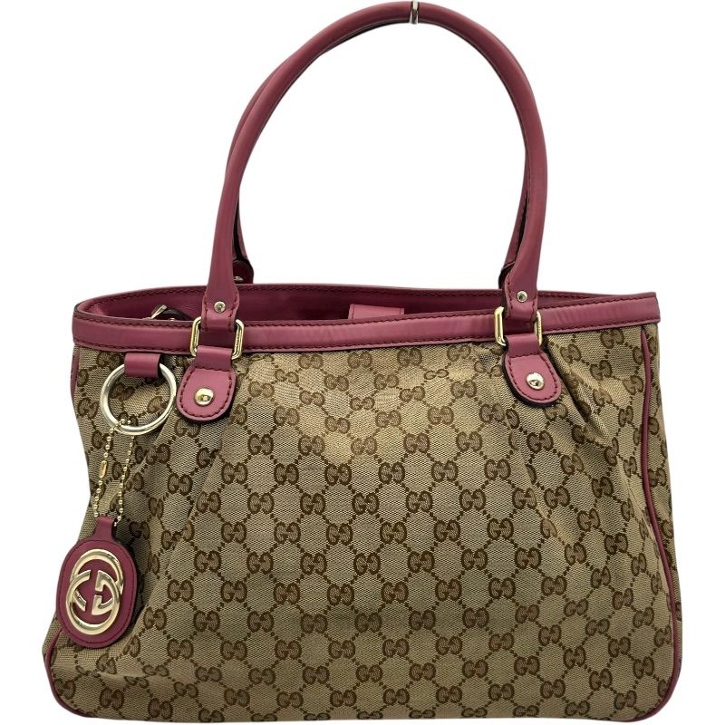 【美品】GUCCI グッチ スーキー トートバッグ チャーム 296835 グッチ GUCCI スーキートートバッグ 296835 ピンク GGキャンバス