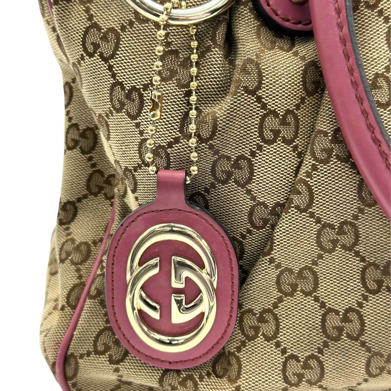グッチ GUCCI スーキートートバッグ 296835 ピンク GGキャンバス