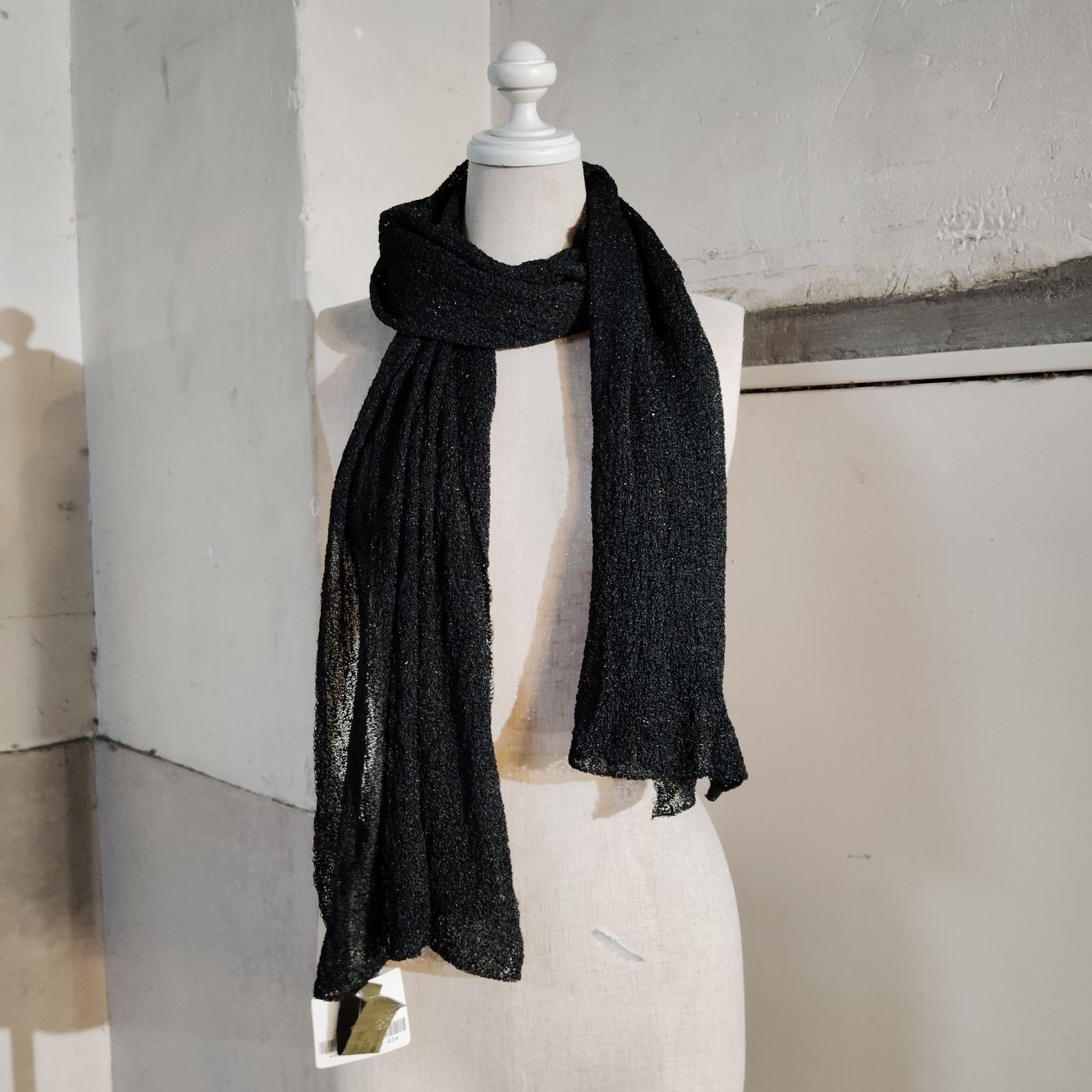 Yohji Yamamoto POUR HOMME 24aw ラメストール ポリエステル ナイロン