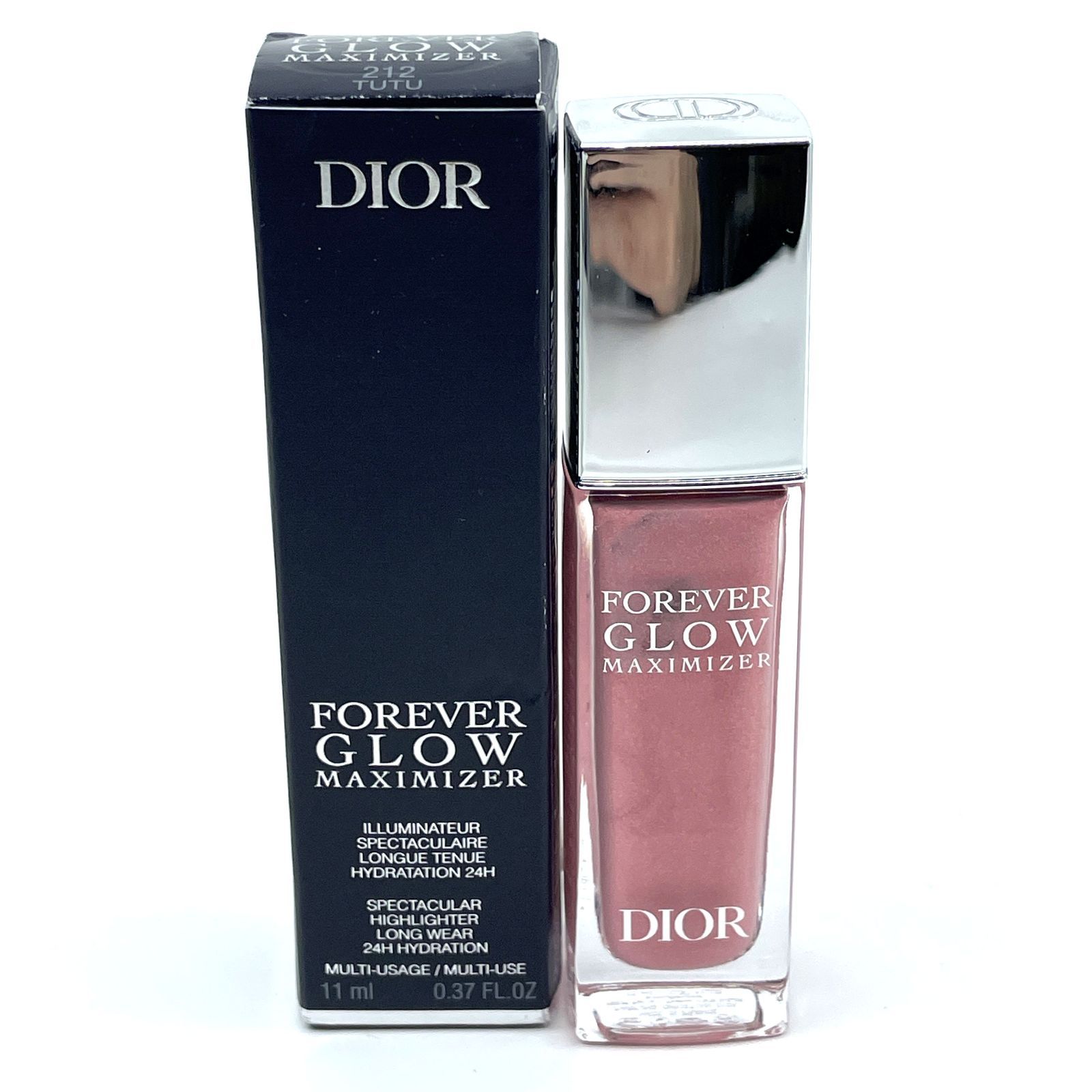 DIOR ディオールスキン フォーエバー グロウ マキシマイザー 212 TUTU チュチュ リキッドハイライター 下地 チーク フェイスカラー ラメ【管理No.K 13087】