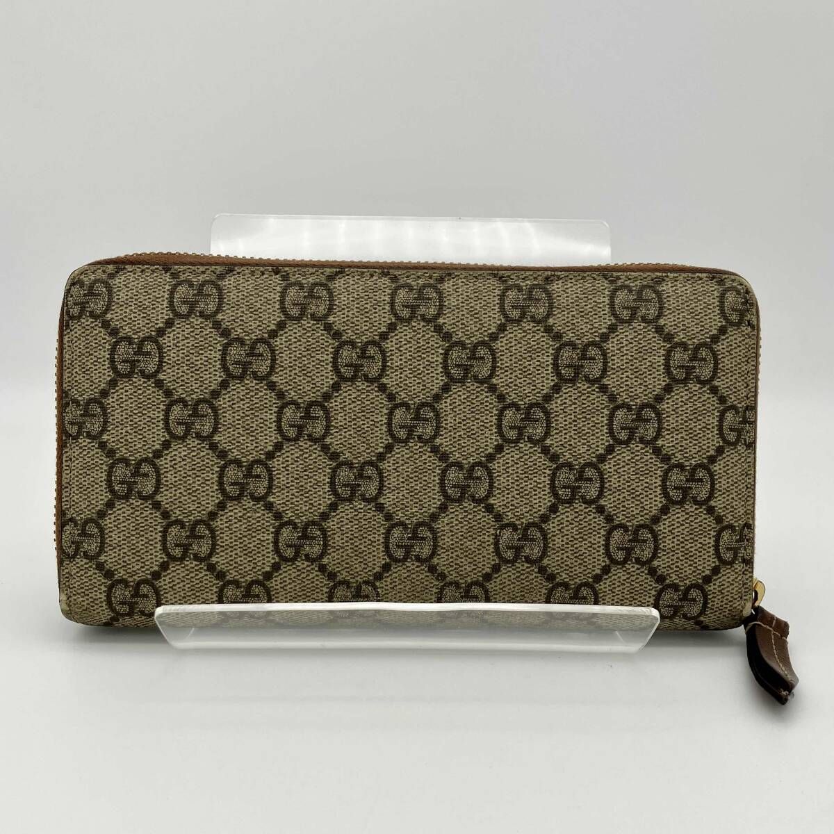 GUCCI グッチ GGスプリーム 410102・496085 ラウンドファスナー長財布
