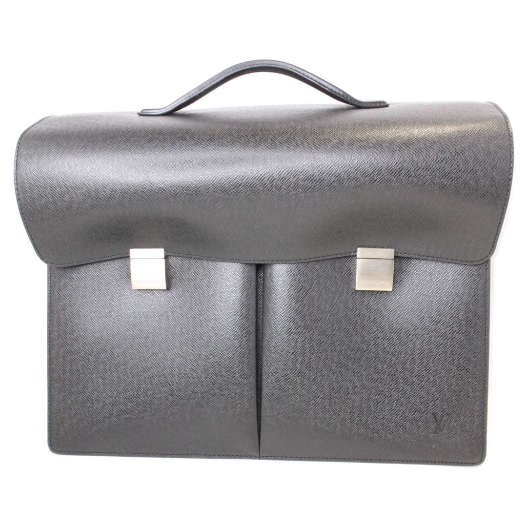 ★【LOUIS VUITTON】ルイ・ヴィトン　M30792　MB0041　セルヴィエット・トボルトワロスフレ　ビジネスバッグ　 ブリーフケース　ハイブランド　メンズ　ユニセックス　仕事　職場　実用性　シルバー金具