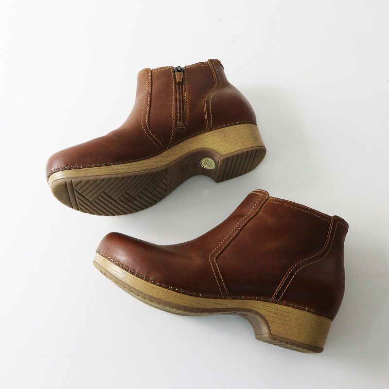 ダンスコ dansko barbara oiled Pull Up バーバラ ショートブーツ 37