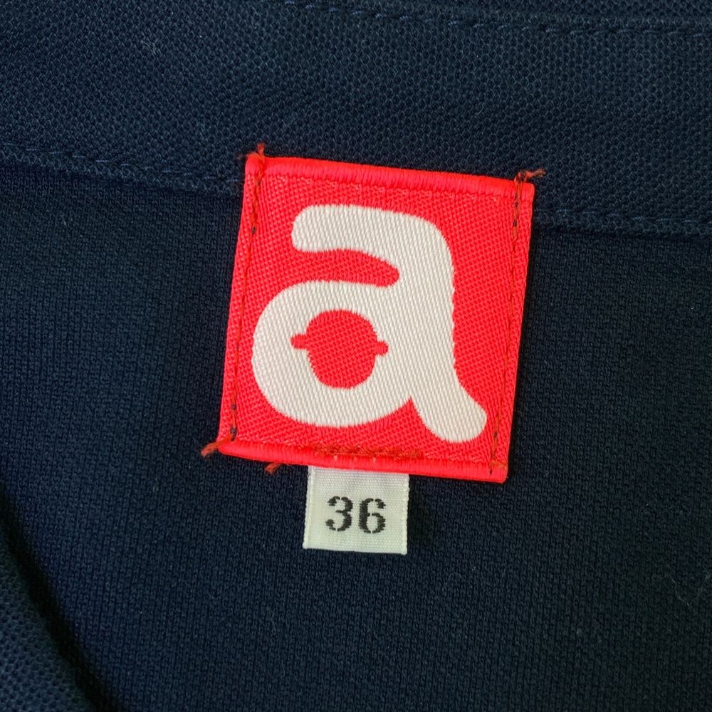 サイズ：36 ARCHIVIO アルチビオ 半袖ポロシャツ ネイビー系