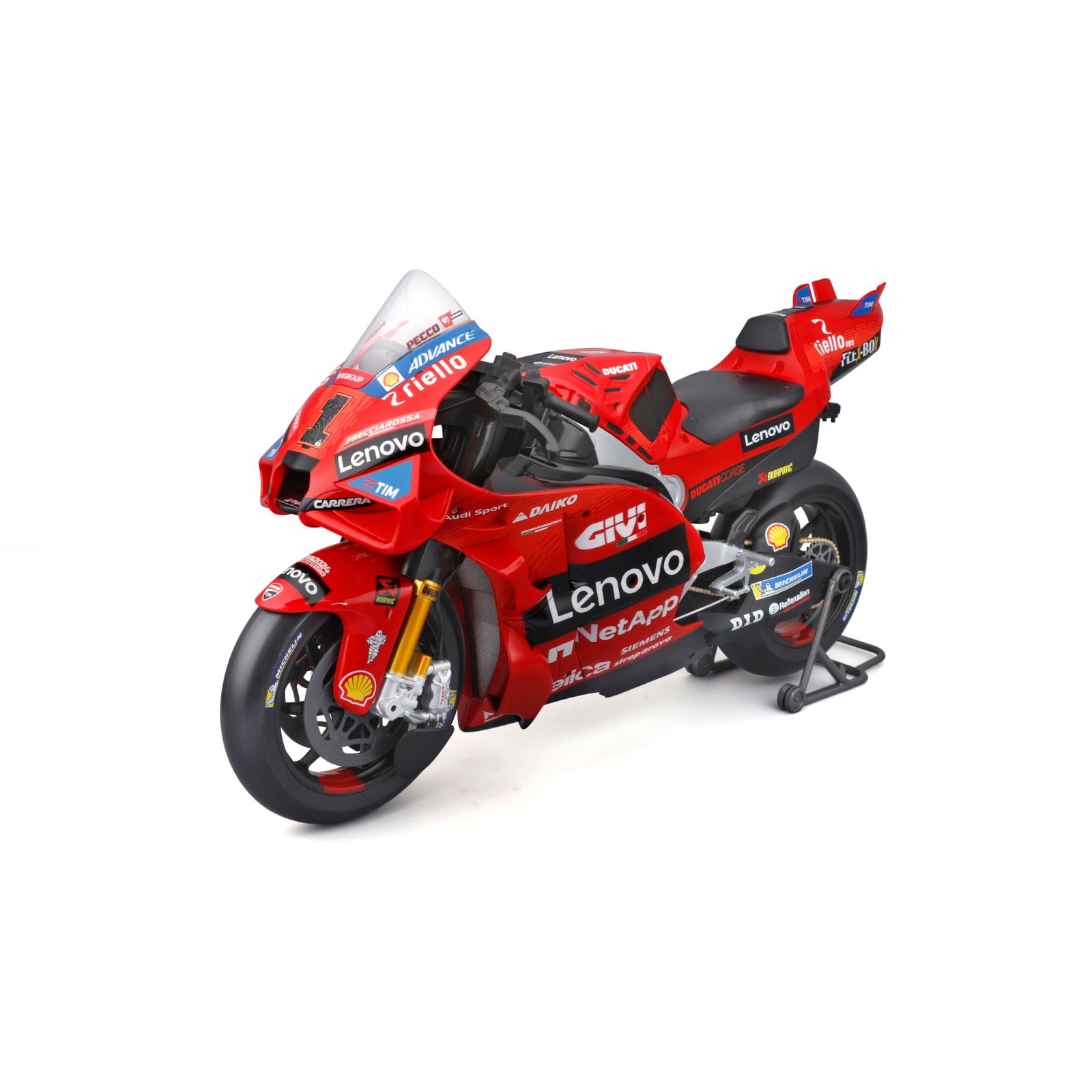 Maisto 1/6 2024ドゥカティ レノボ レーシング ドゥカティ デスモセディチGP #1 フランチェスコ バニャイア / ミニカー ダイキャストカー バイク オートバイ 完成品 32245 (#1)