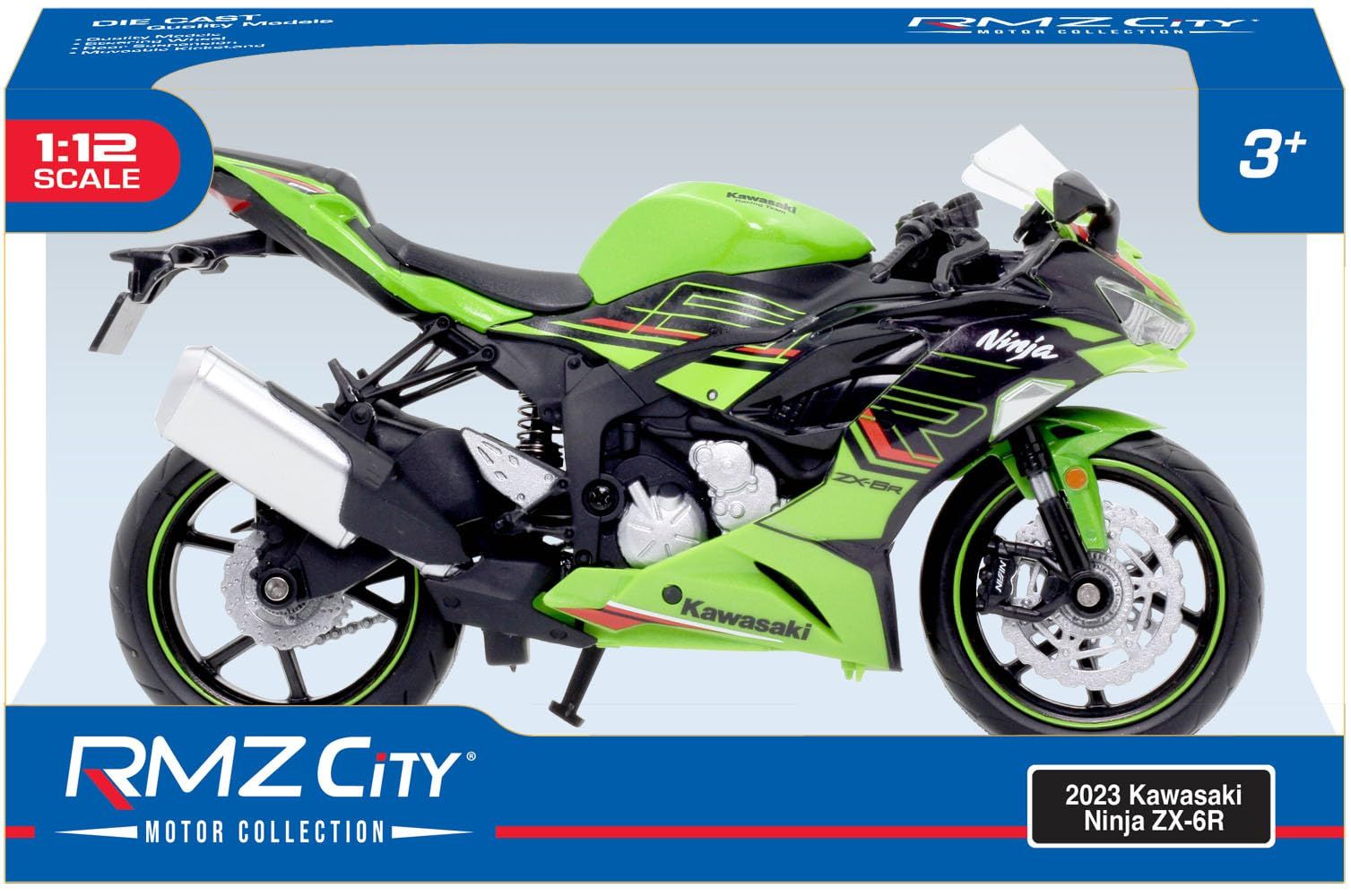 童友社 ダイキャストモーターサイクル 1/12 2023 Kawasaki Ninja ZX-6R