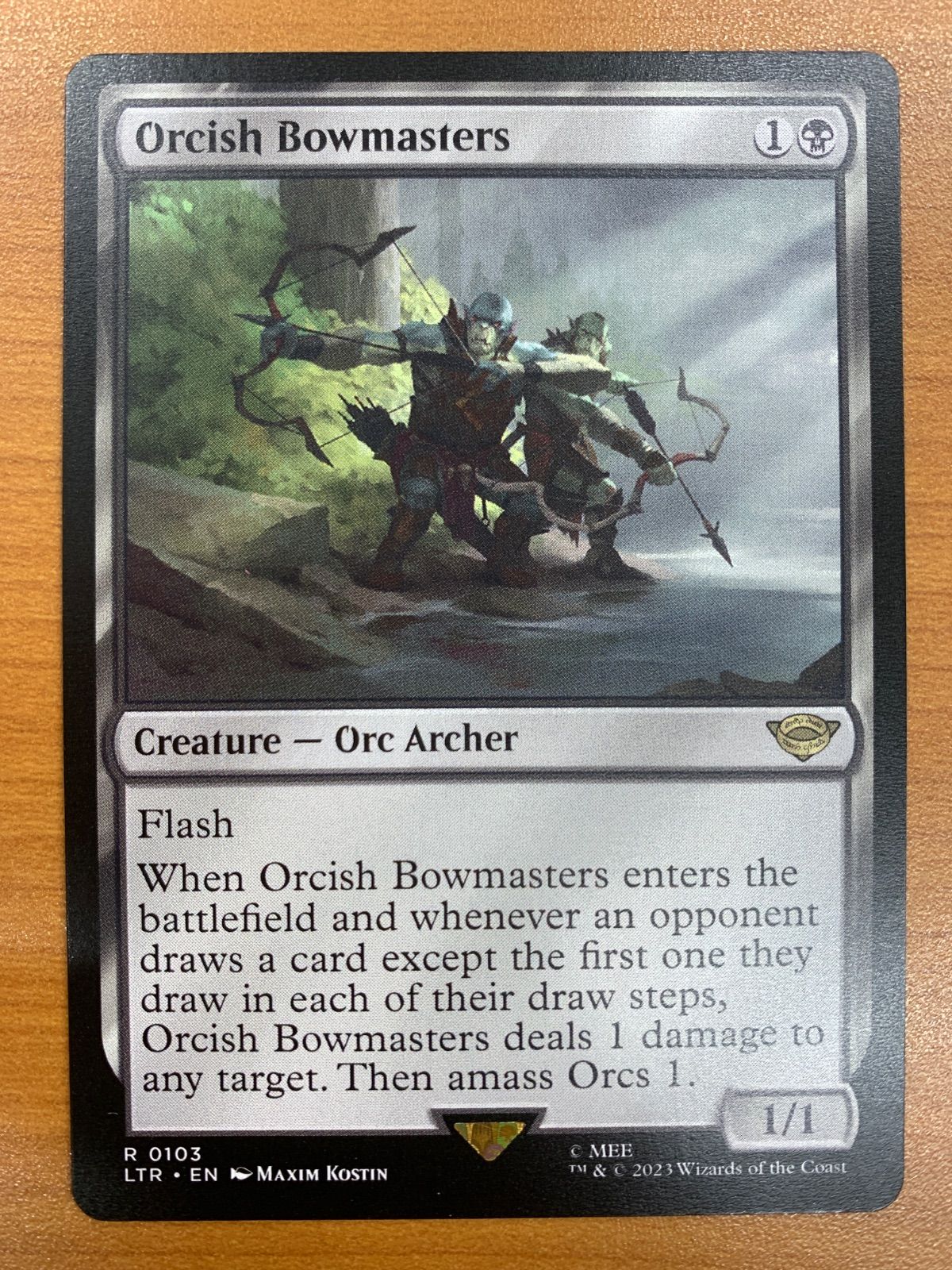 MTG オークの弓使い⁄Orcish Bowmaster 英語版