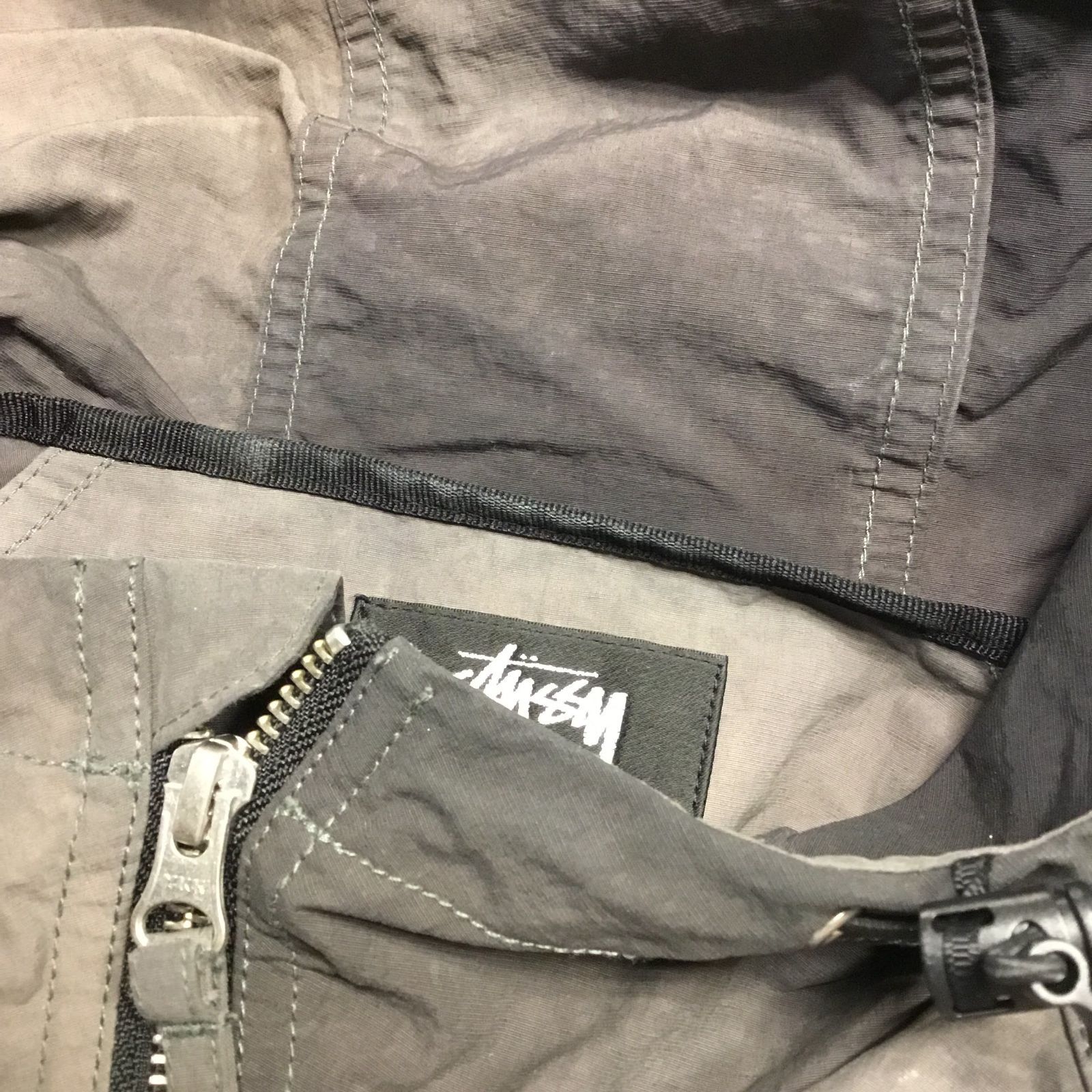 STUSSY 22aw BEACH SHELL WAVE DYE 染色加工 ブラック M ステューシー