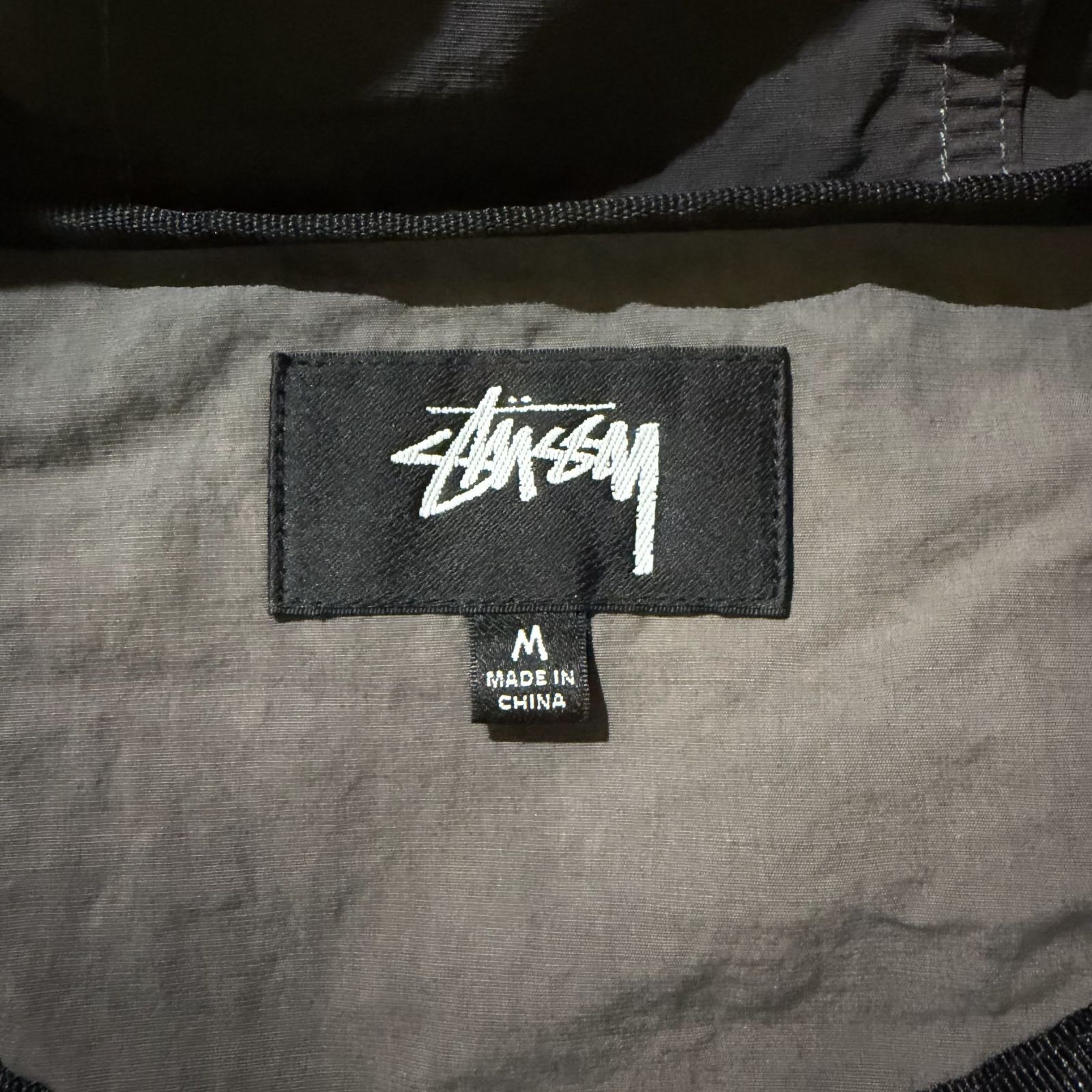 STUSSY 22aw BEACH SHELL WAVE DYE 染色加工 ブラック M ステューシー