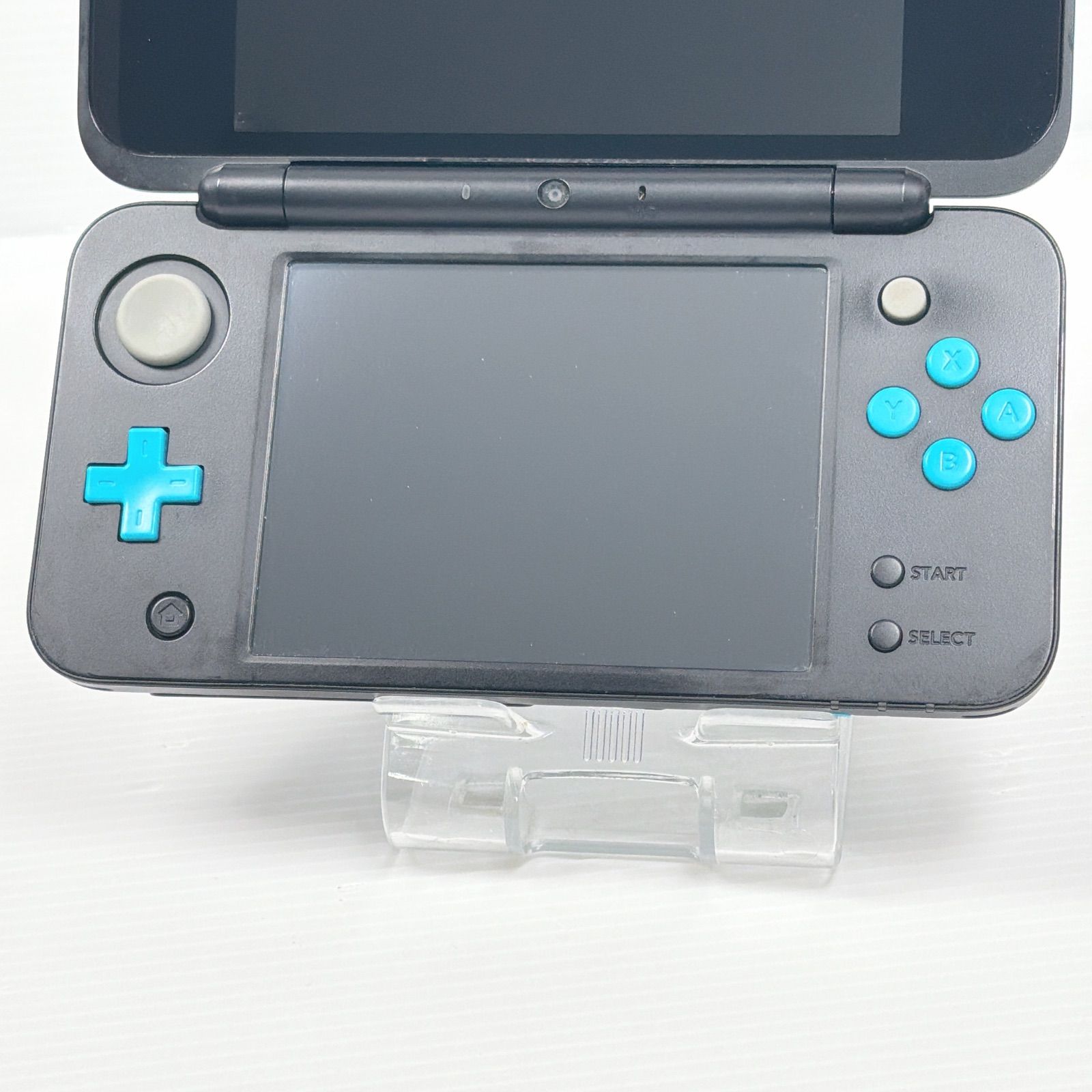 美品 New ニンテンドー 2DSLL ブラックターコイズ 遊べるセット 動作 