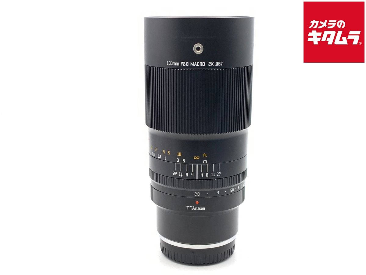 【中古】 【良品】 銘匠光学 TTArtisan 100mm f/2.8 MACRO 2X フジフイルムX用