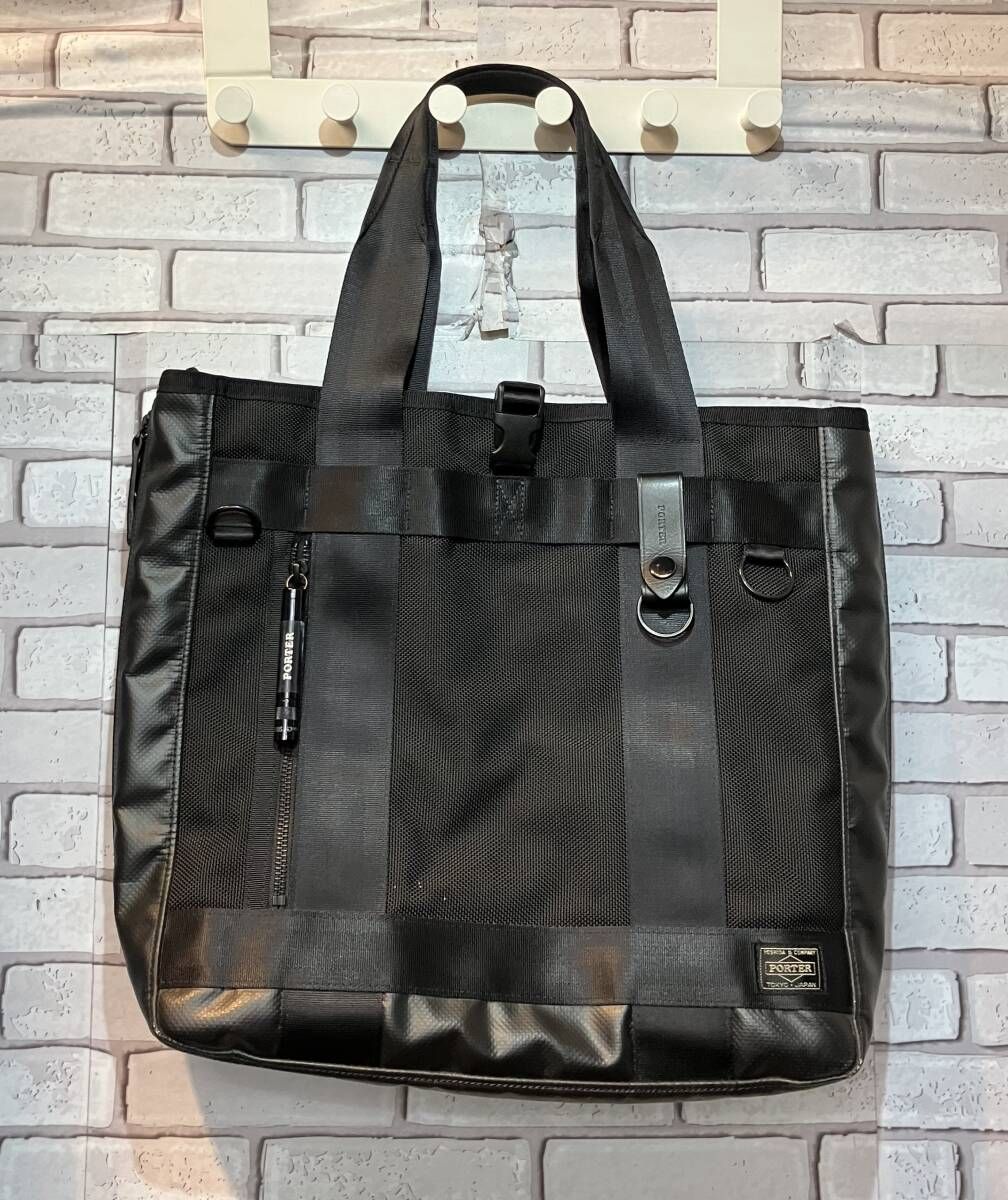 PORTER ポーター トートバッグ HEAT ヒート ブラック