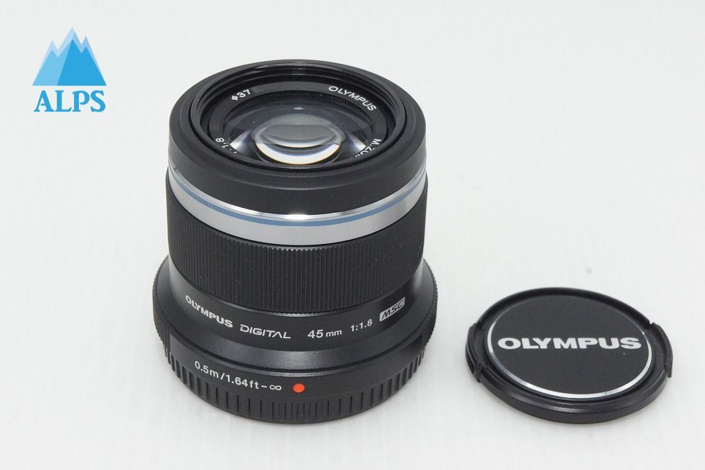 良品 OLYMPUS オリンパス M.ZUIKO DIGITAL 45mm F1.8 マイクロフォーサーズ ブラック 260502d