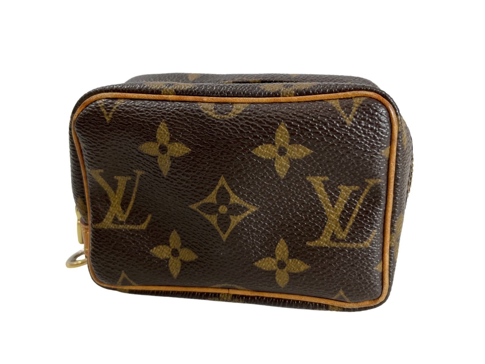 LOUIS VUITTON ルイヴィトン モノグラム トゥルース ワピティ ミニ ポーチ 小物入れ M58030 ストラップ欠品