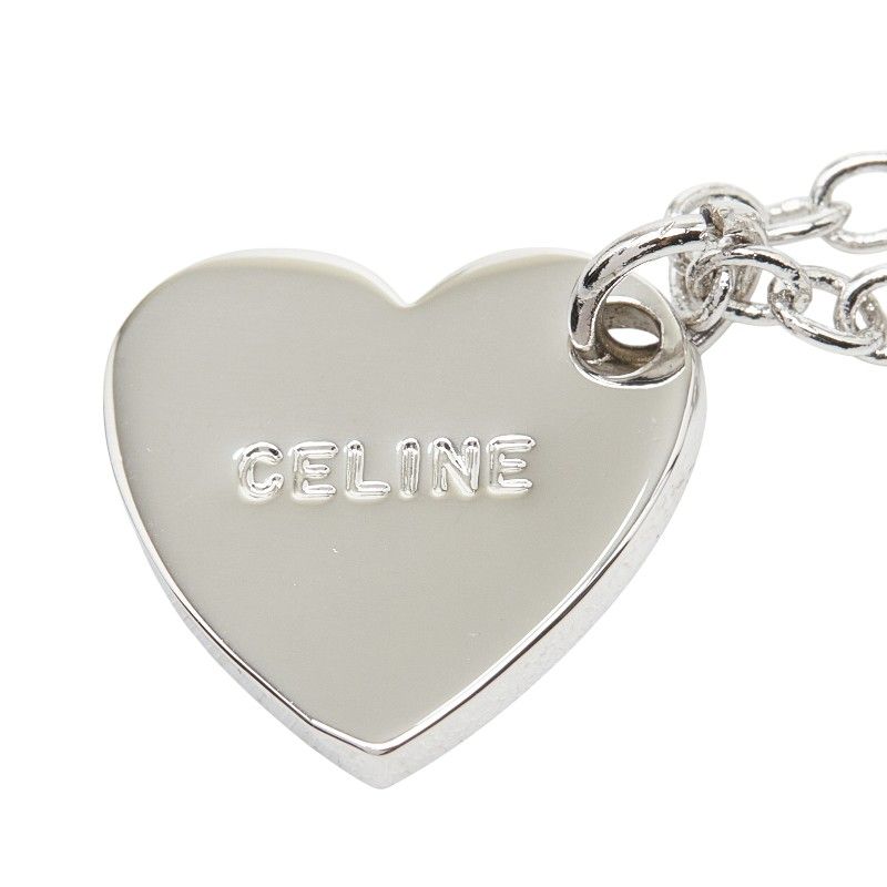セリーヌ ハート マカダム ロゴ チャーム シルバー メタル レディース CELINE【1-0266692】 セリーヌ ハート マカダム ロゴ チャーム シルバー メタル レディース CELINE【1-0266692】