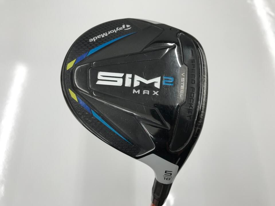 テーラーメイド　SIM2 MAX　18度　ツアーAD　DI-6　Sフレックス　フェアウェイウッド　中古　ゴルフドゥ！新居浜店【最短即日発送】