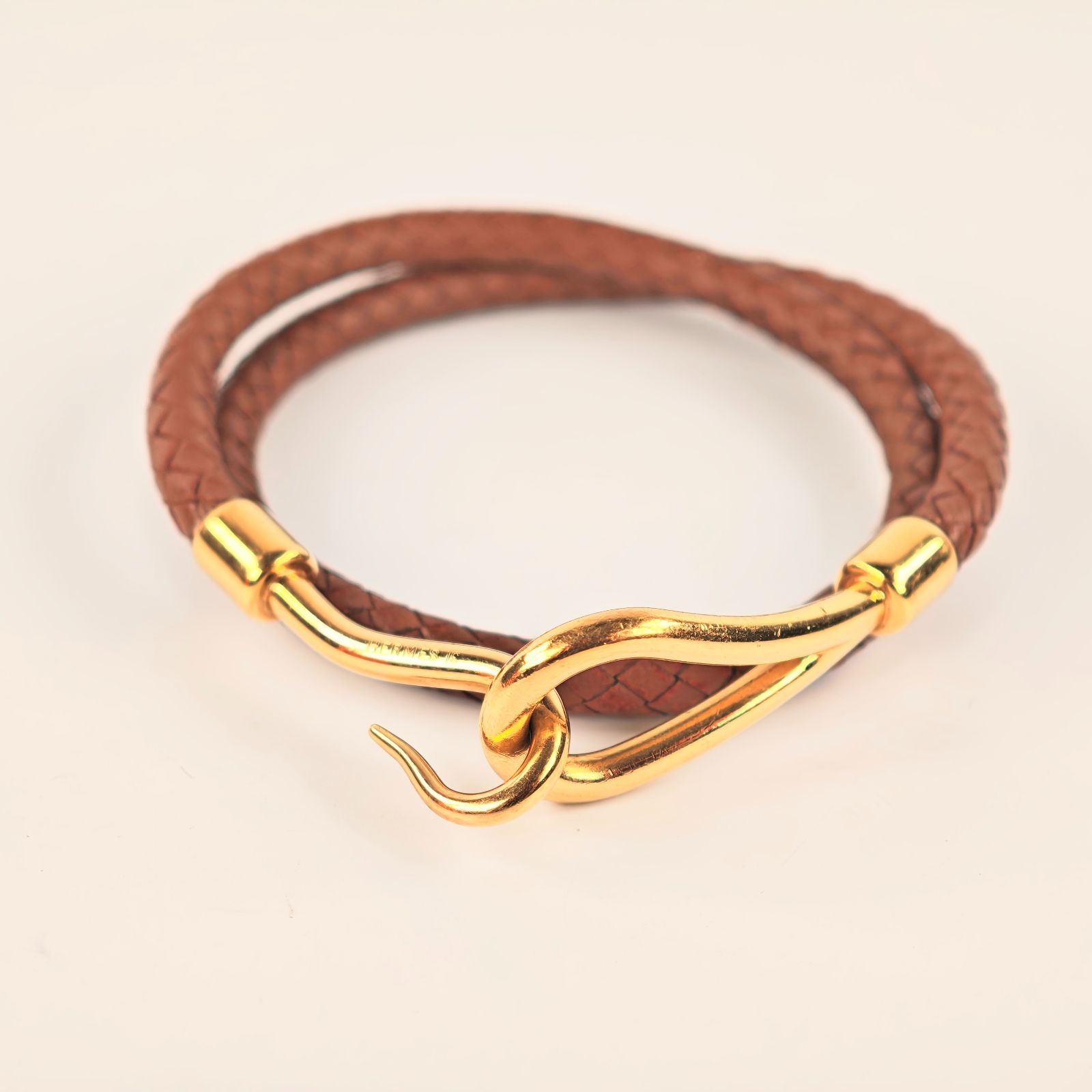 HERMES Jumbo エルメス ジャンボ 2連ブレスレット チョーカー レザー 