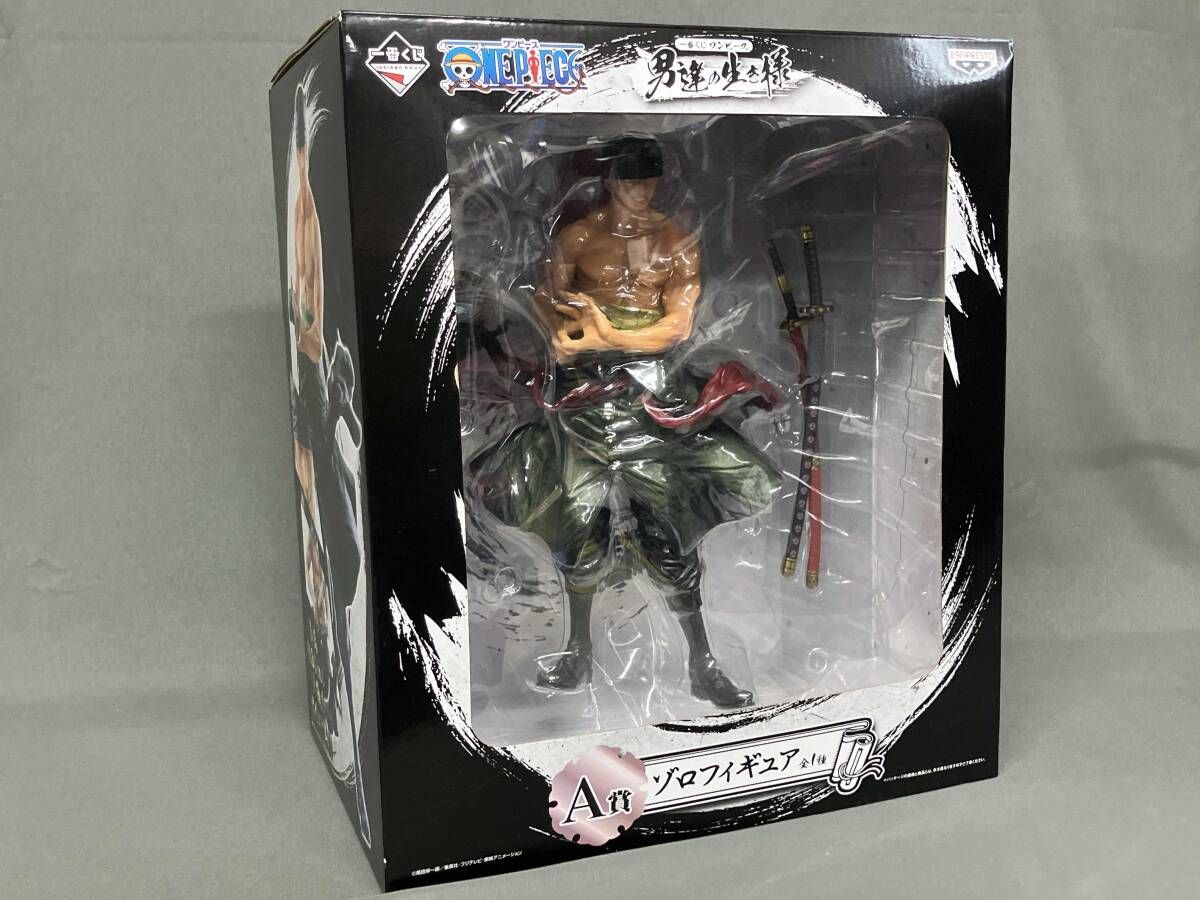 ワンピース 男達の生き様 A賞 ゾロフィギュア 現状品 A賞 ゾロフィギュア 一番くじ ワンピース 男達の生き様