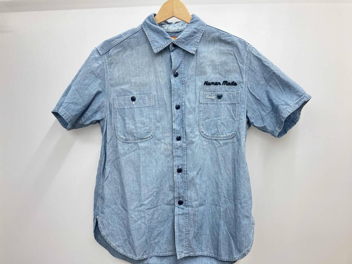 【完売】HUMAN MADE シャンブレーシャツ XL HUMAN MADE ヒューマンメイド CHAMBLAY SHIRT シャンブレーシャツ