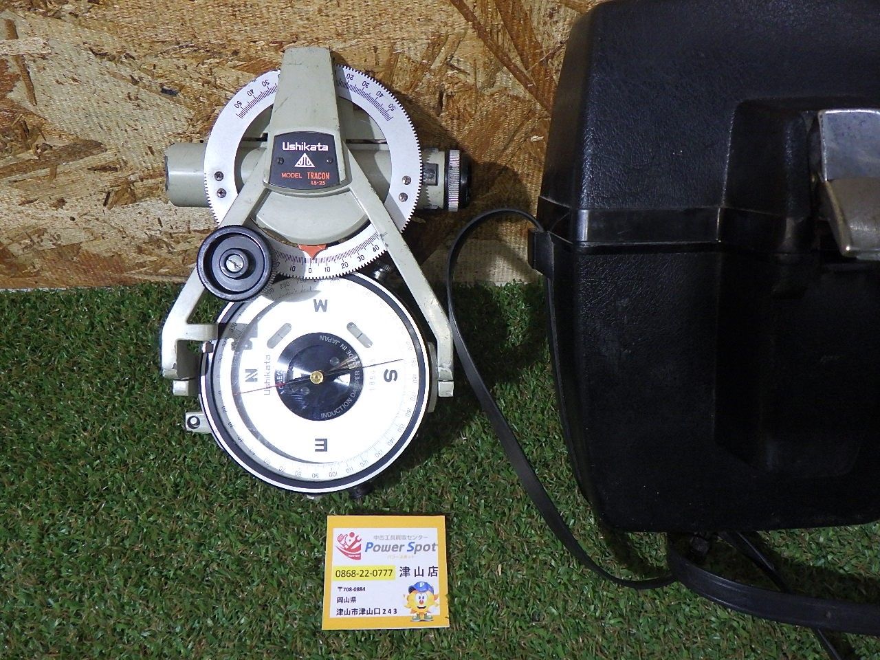 TRACON LS-25 レベルトラコン 測量コンパス ポケットコンパス 計測器 現状渡し品 動作未確認 中古品 (60サイズ発送)