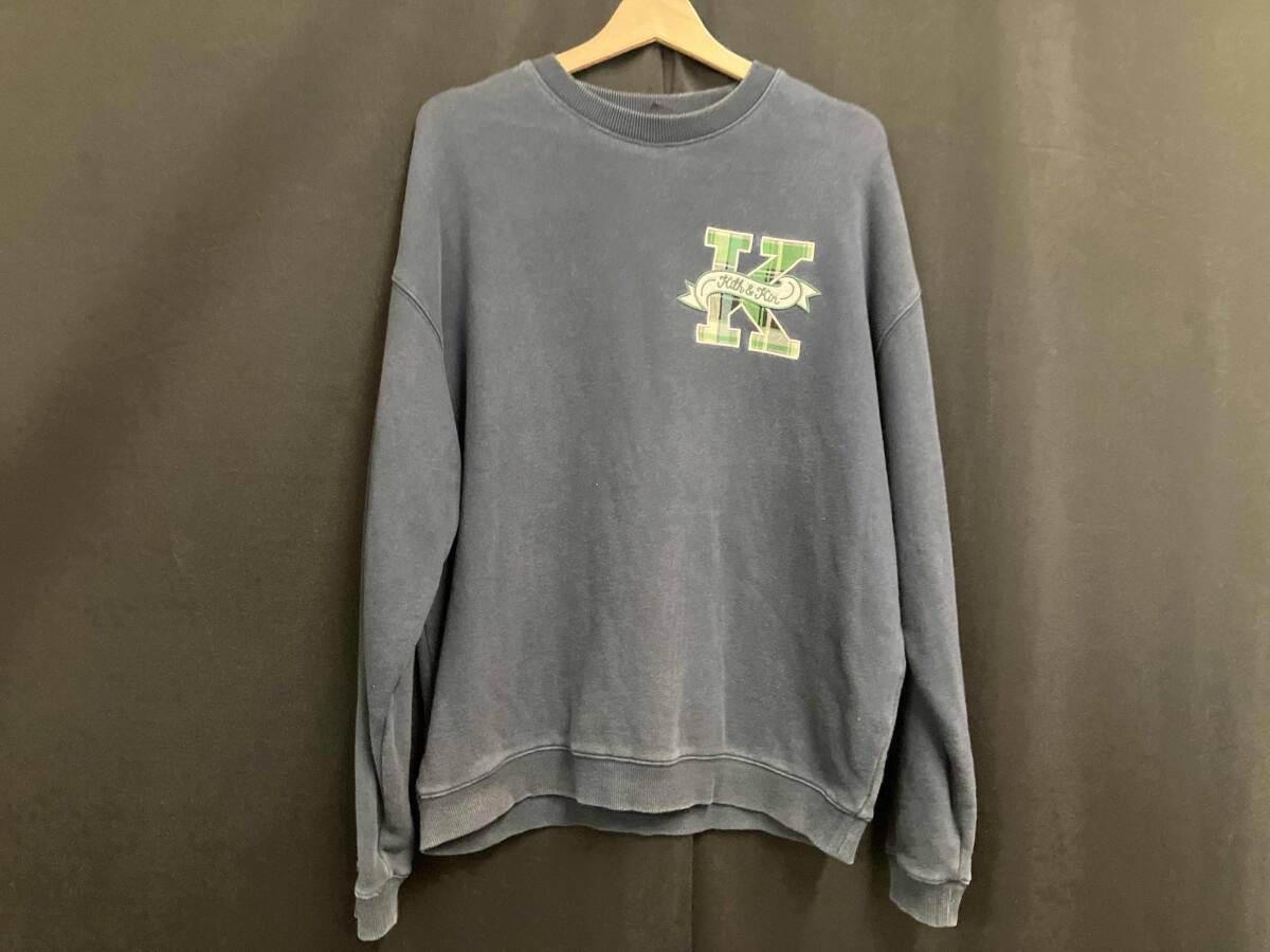 KITH キス スウェット Kワッペン Mサイズ 23-070-060-0033-1-0 クルー