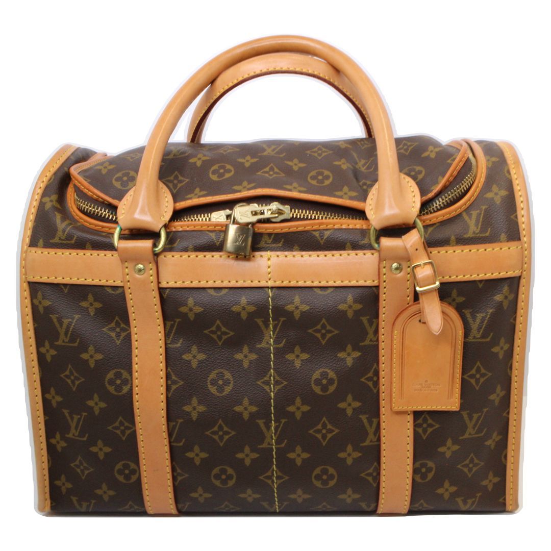 ★【LOUIS VUITTON】ルイ・ヴィトン　M41924　8921VX　サックシャスール（小型犬用）　キャリーバッグ　ハイブランド　お出かけ用　ペット　愛犬　希少
