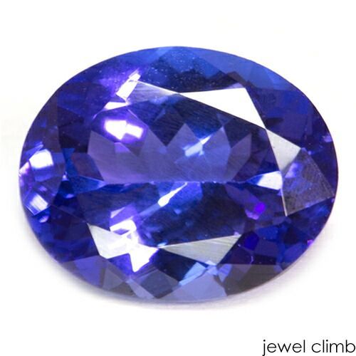 【鑑別書付】色濃い上質結晶で楽しむタンザナイト 宝石 ルース ３．２０ＣＴ