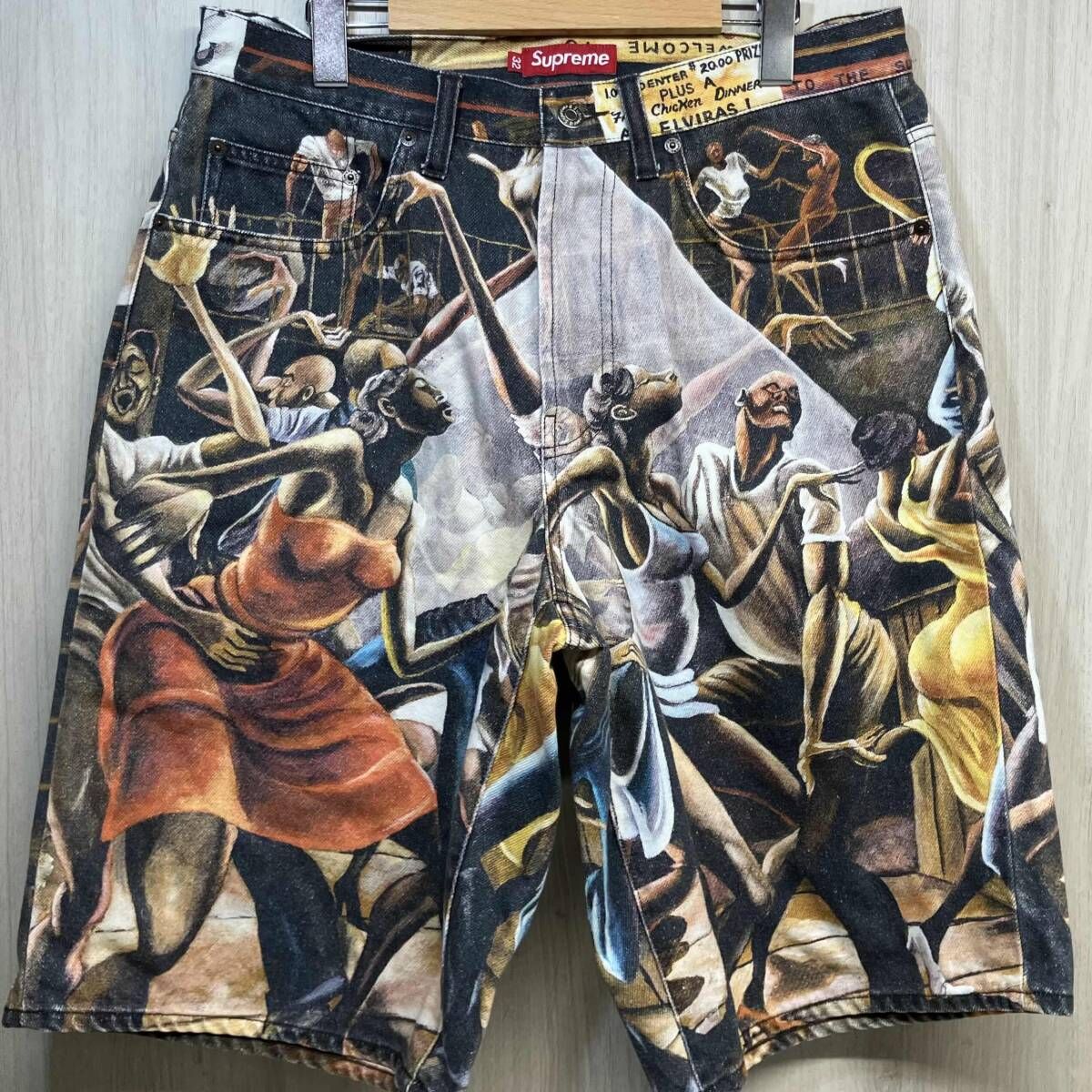 Supreme 25ss Ernie Barnes Baggy Denim Short バギー デニム ショート
