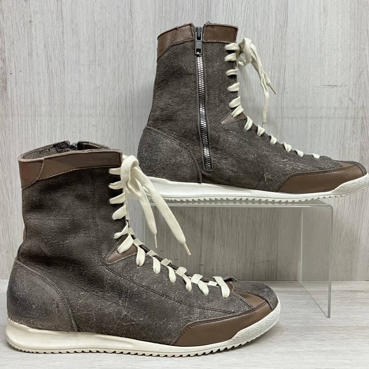 Maison Martin Margiela イタリア製 本革 レザー ハイカット 